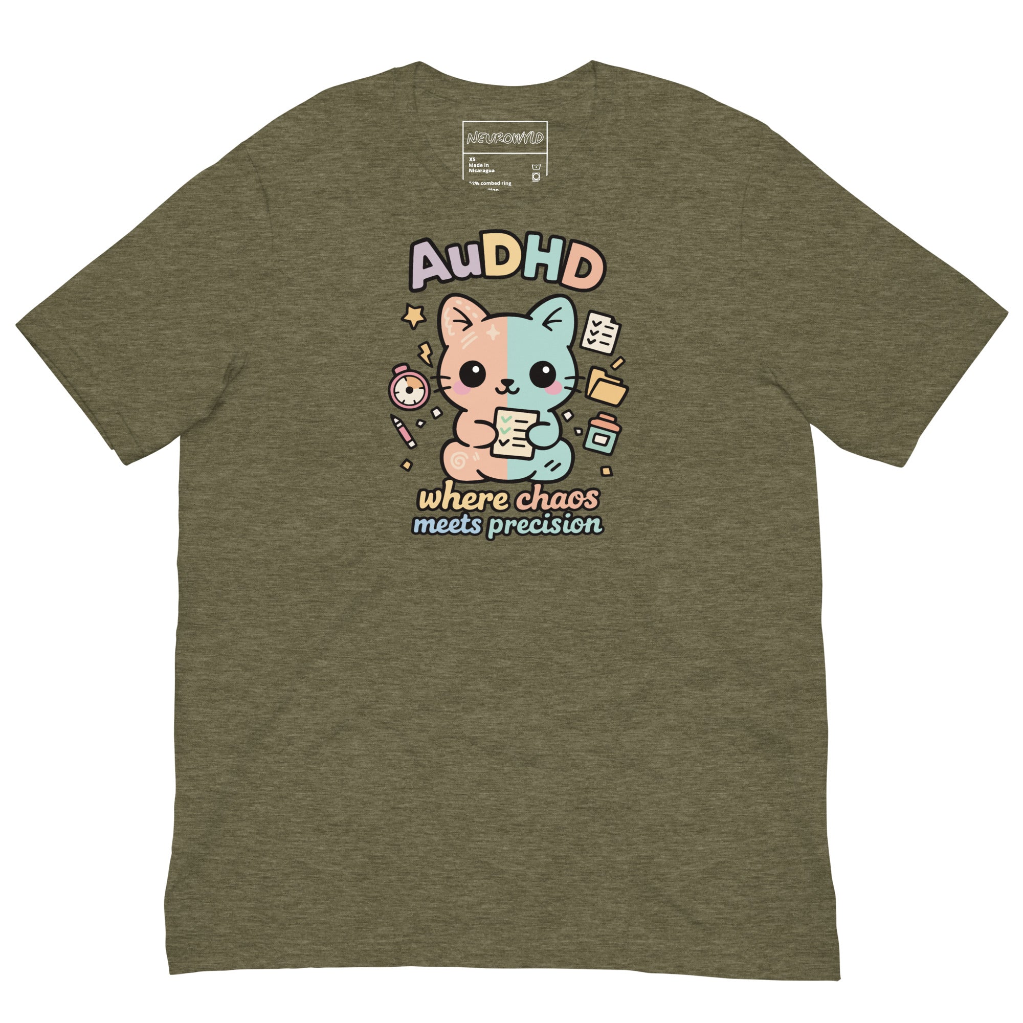AuDHD Autistic and ADHD Pride T-Shirt - Neurowyld